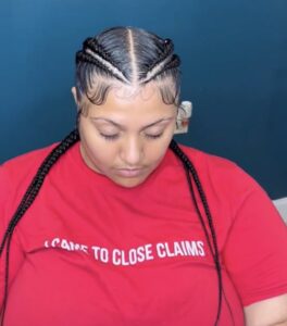 2-4 Feed ins braids