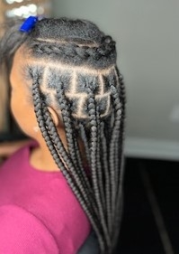 JUMBO KNOTLESS BRAID (midback)