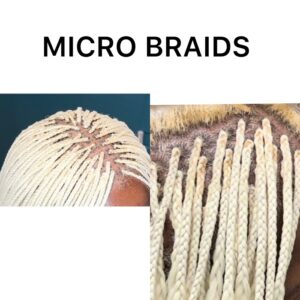 MICRO BRAIDS (XXXsmall box braids)